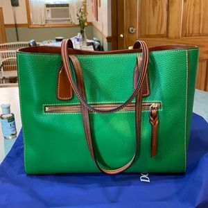 Dooney Ashton Tote Kelly Green